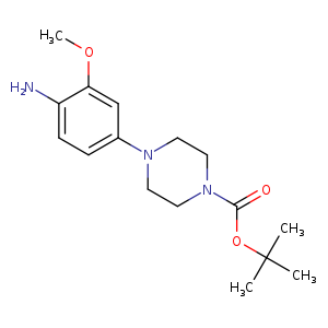 1-Piperazinecarboxylic acid, 4-(4-amino-3-methoxyphenyl)-, 1,1-dimethylethyl ester