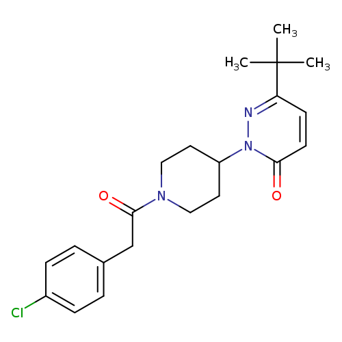 6-tert-butyl-2-{1-[2-(4-chlorophenyl)acetyl]piperidin-4-yl}-2,3-dihydropyridazin-3-one