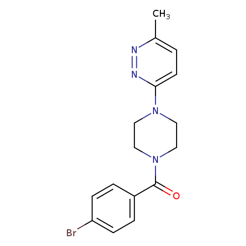 3-[4-(4-bromobenzoyl)piperazin-1-yl]-6-methylpyridazine