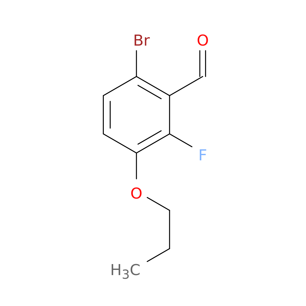 6-Bromo-2-fluoro-3-propoxybenzaldehyde