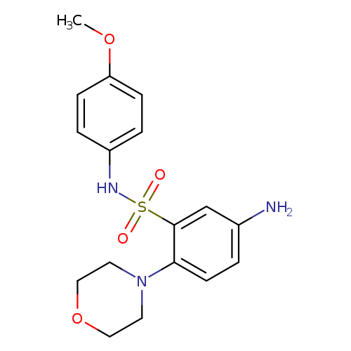 5-Amino-n-(4-methoxy-phenyl)-2-morpholin-4-yl-benzenesulfonamide