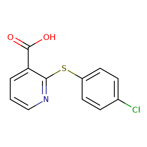 2-((4-Chlorophenyl)thio)nicotinic acid