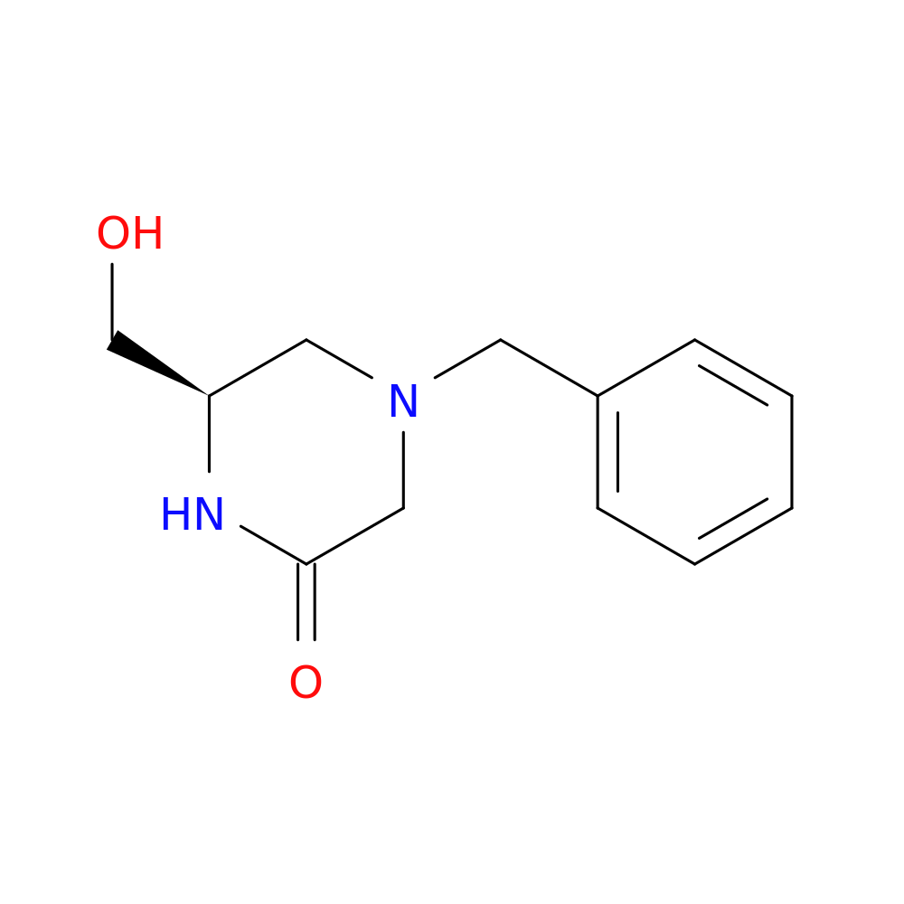 (6R)-6-(HYDROXYMETHYL)-4-(PHENYLMETHYL)-2-PIPERAZINONE