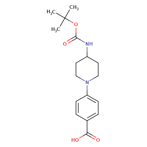4-(4-{[(tert-butoxy)carbonyl]amino}piperidin-1-yl)benzoicacid