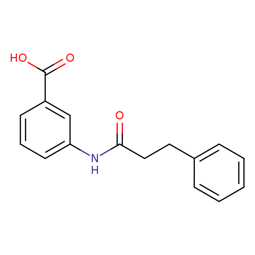 3-[(3-Phenylpropanoyl)amino]benzoic acid
