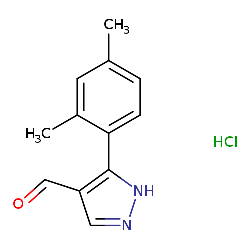 5-(2,4-Dimethylphenyl)-1h-pyrazole-4-carbaldehyde, HCl