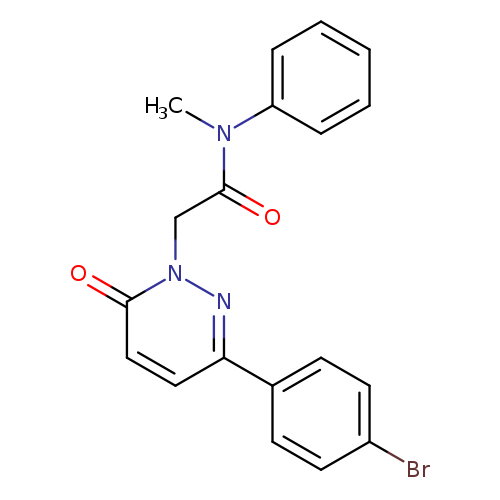 2-[3-(4-bromophenyl)-6-oxo-1,6-dihydropyridazin-1-yl]-N-methyl-N-phenylacetamide