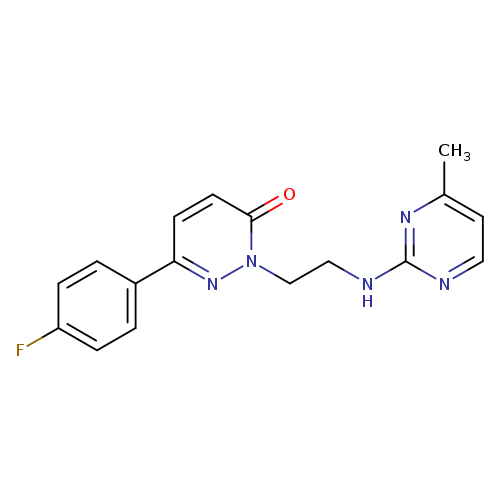 6-(4-fluorophenyl)-2-{2-[(4-methylpyrimidin-2-yl)amino]ethyl}-2,3-dihydropyridazin-3-one