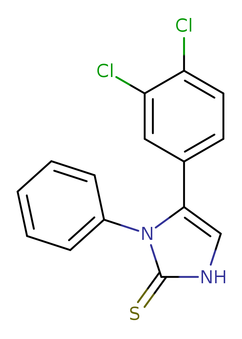 5-(3,4-dichlorophenyl)-1-phenyl-2,3-dihydro-1H-imidazole-2-thione