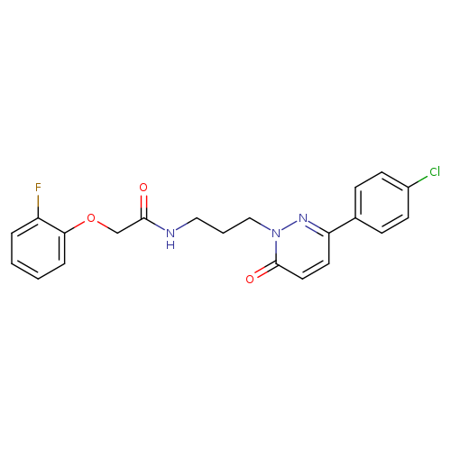 N-{3-[3-(4-chlorophenyl)-6-oxo-1,6-dihydropyridazin-1-yl]propyl}-2-(2-fluorophenoxy)acetamide