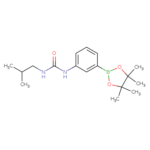 1-Isobutyl-3-(3-(4,4,5,5-tetramethyl-1,3,2-dioxaborolan-2-yl)phenyl)urea