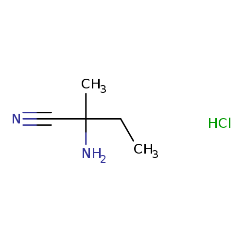 Butanenitrile, 2-amino-2-methyl-, monohydrochloride