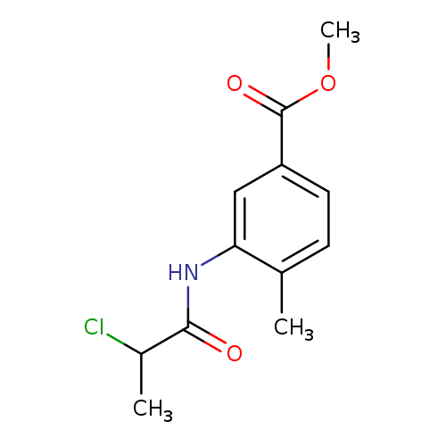 methyl 3-(2-chloropropanamido)-4-methylbenzoate