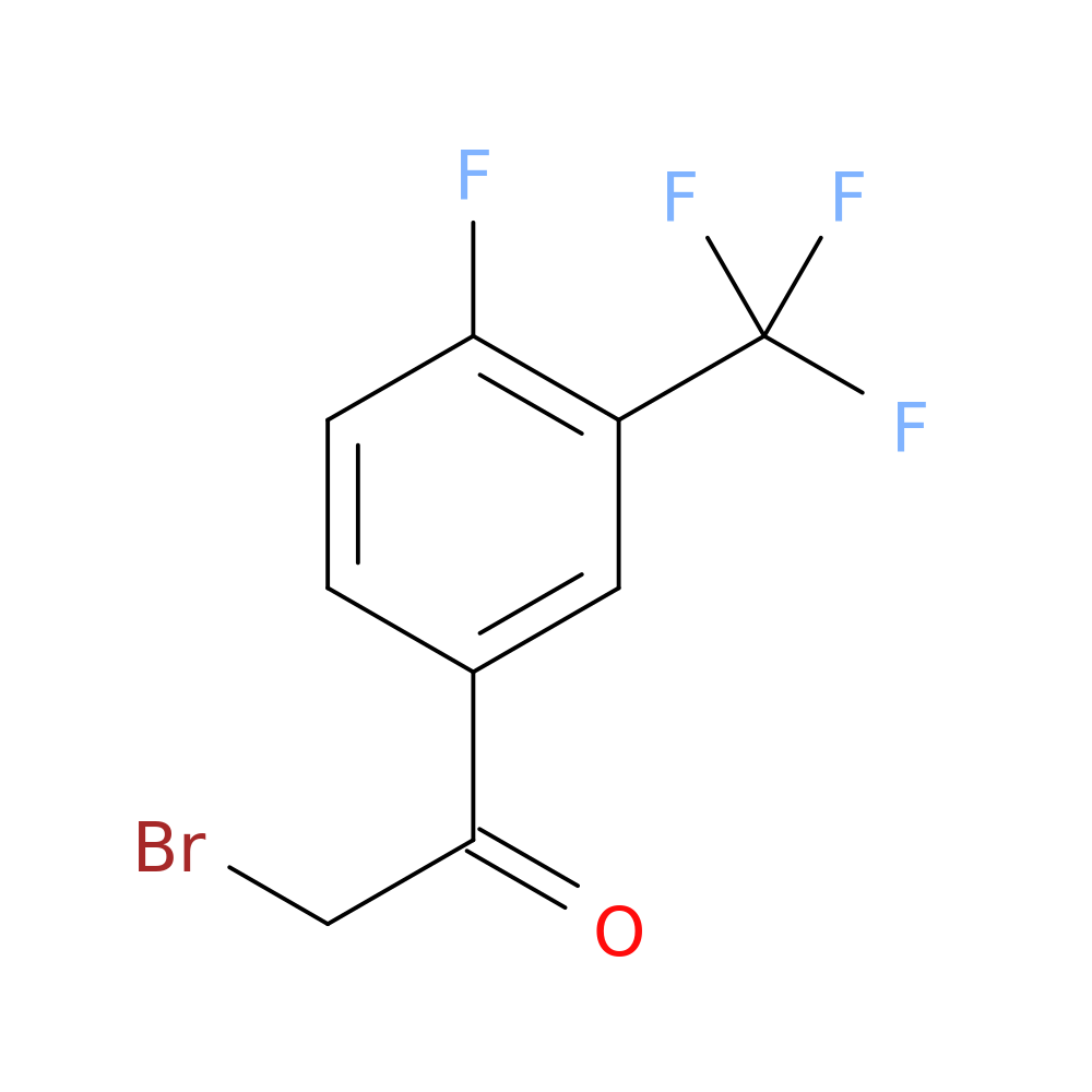 2-Bromo-1-(4-fluoro-3-(trifluoromethyl)phenyl)ethanone