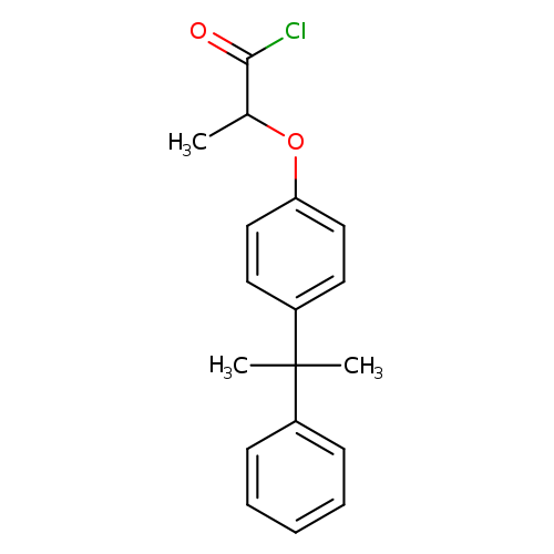 2-[4-(1-Methyl-1-phenylethyl)phenoxy]propanoyl chloride