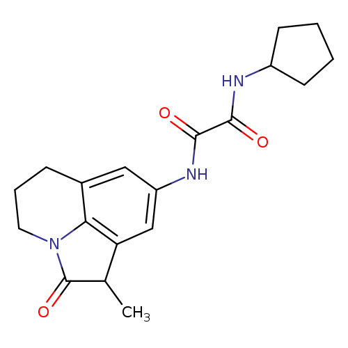 N'-cyclopentyl-N-{3-methyl-2-oxo-1-azatricyclo[6.3.1.0^{4,12}]dodeca-4,6,8(12)-trien-6-yl}ethanediamide