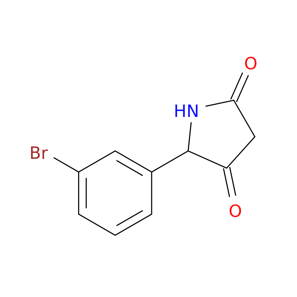 5-(3-bromophenyl)pyrrolidine-2,4-dione