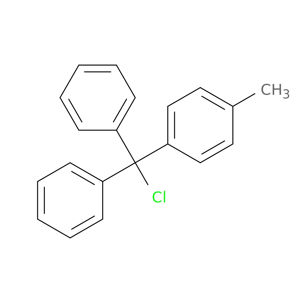 Benzene, 1-(chlorodiphenylmethyl)-4-methyl-