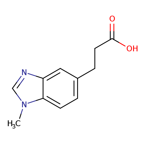 3-(1-methyl-1H-benzo[d]imidazol-5-yl)propanoic acid