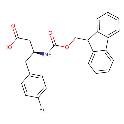 (S)-3-((((9H-Fluoren-9-yl)methoxy)carbonyl)amino)-4-(4-bromophenyl)butanoic acid