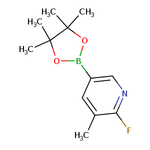 Pyridine, 2-fluoro-3-methyl-5-(4,4,5,5-tetramethyl-1,3,2-dioxaborolan-2-yl)-