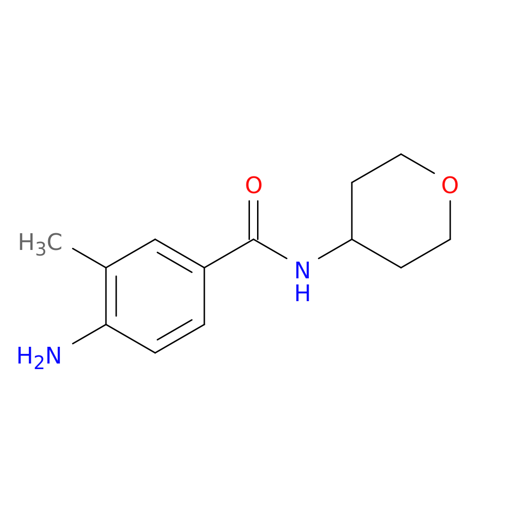 4-amino-3-methyl-N-(oxan-4-yl)benzamide