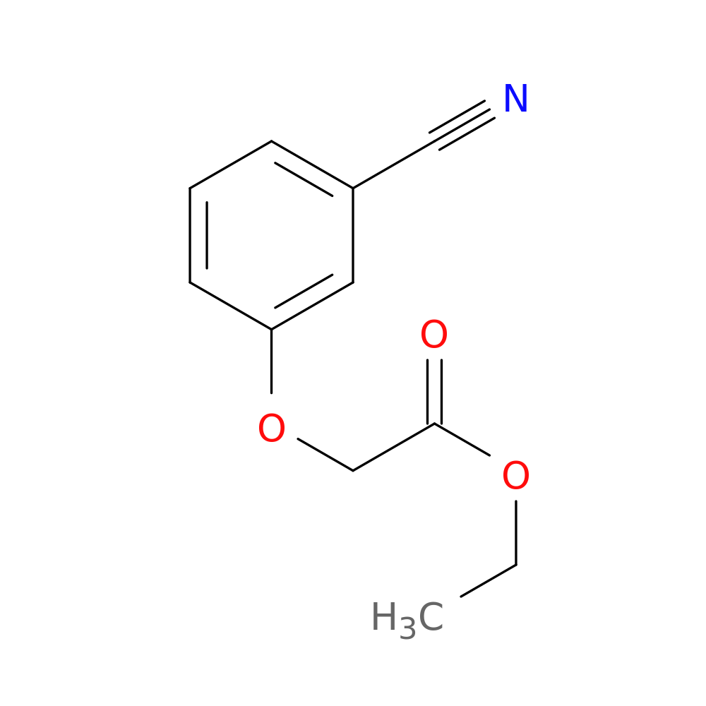(3-Cyanophenoxy) acetic acid ethyl ester