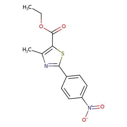 Ethyl 4-methyl-2-(4-nitrophenyl)thiazole-5-carboxylate