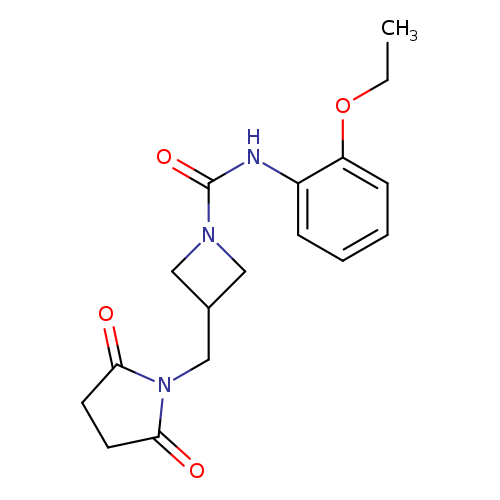 3-[(2,5-dioxopyrrolidin-1-yl)methyl]-N-(2-ethoxyphenyl)azetidine-1-carboxamide