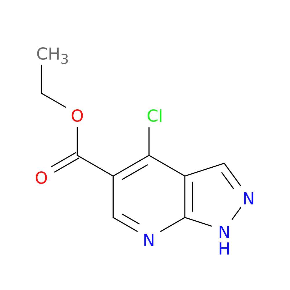 Ethyl 4-chloro-1H-pyrazolo[3,4-b]pyridine-5-carboxylate