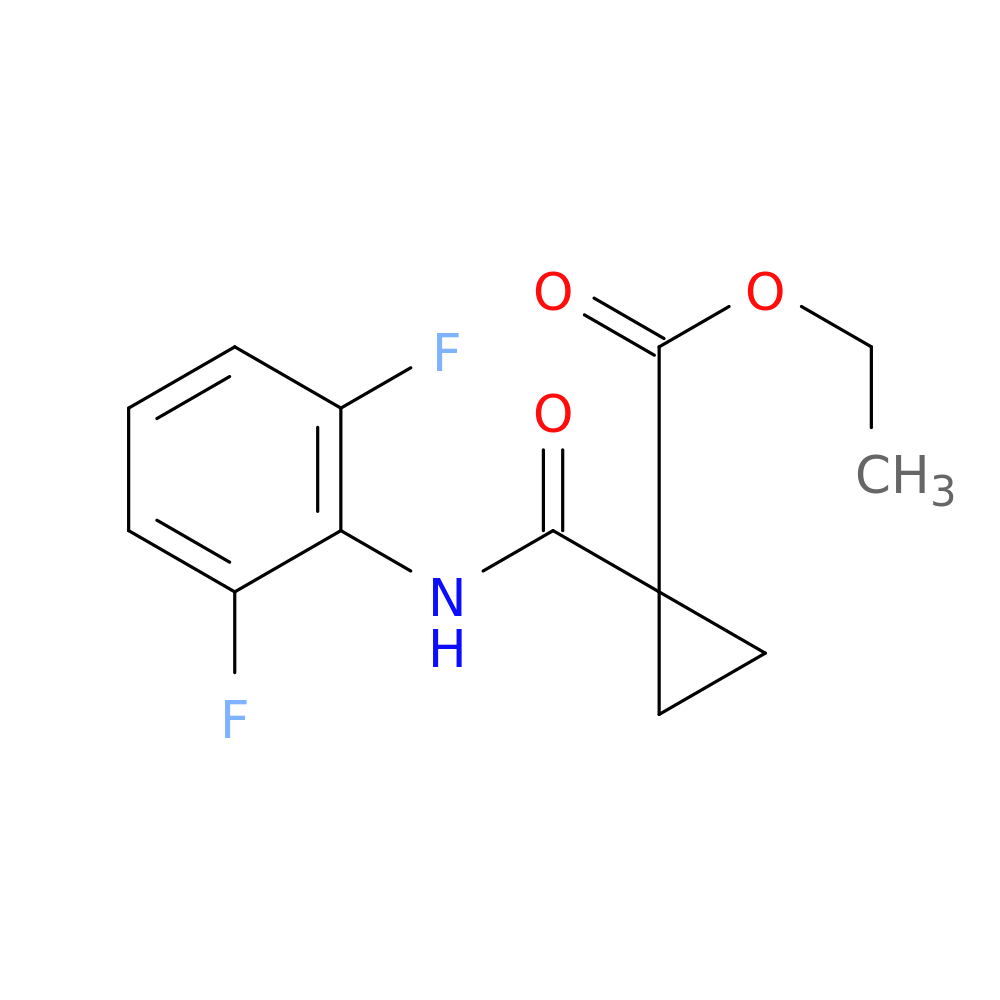 ethyl 1-[(2,6-difluorophenyl)carbamoyl]cyclopropane-1-carboxylate