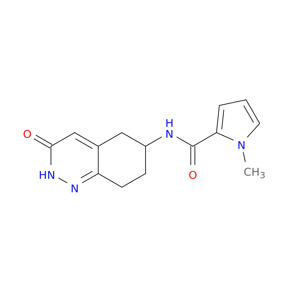1-methyl-N-(3-oxo-2,3,5,6,7,8-hexahydrocinnolin-6-yl)-1H-pyrrole-2-carboxamide
