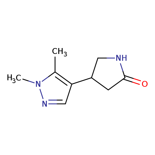 4-(1,5-Dimethyl-1h-pyrazol-4-yl)pyrrolidin-2-one