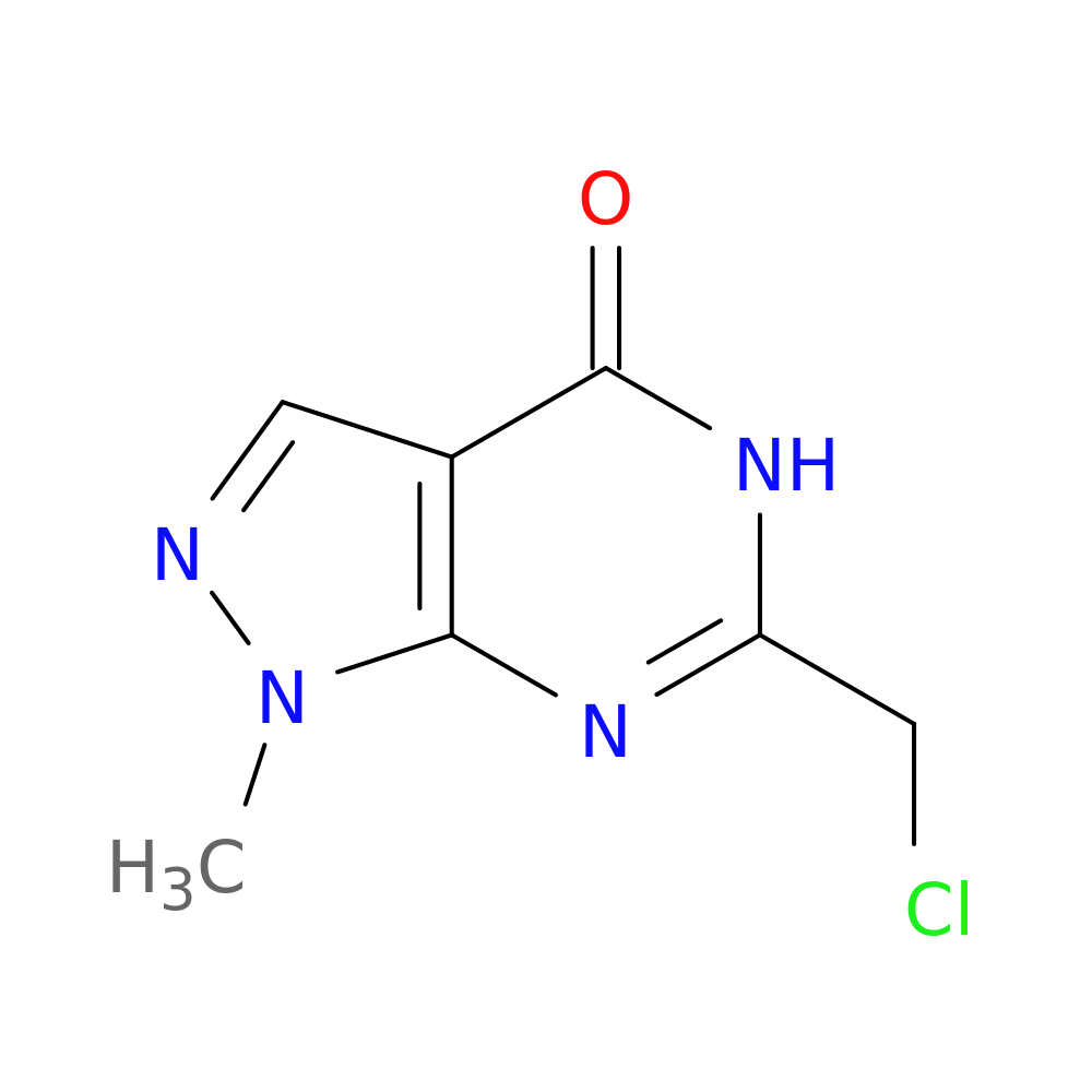 6-(Chloromethyl)-1-methyl-1,5-dihydro-4H-pyrazolo[3,4-d]pyrimidin-4-one