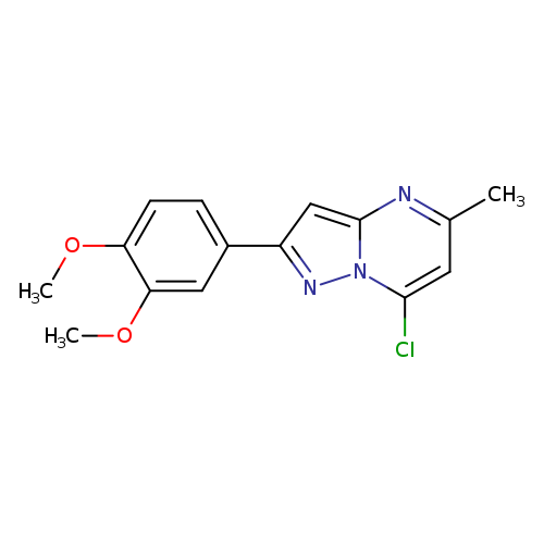 7-chloro-2-(3,4-dimethoxyphenyl)-5-methylpyrazolo[1,5-a]pyrimidine