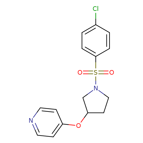 4-{[1-(4-chlorobenzenesulfonyl)pyrrolidin-3-yl]oxy}pyridine