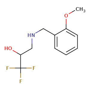 1,1,1-trifluoro-3-{[(2-methoxyphenyl)methyl]amino}propan-2-ol