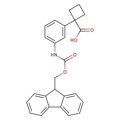 1-[3-({[(9H-fluoren-9-yl)methoxy]carbonyl}amino)phenyl]cyclobutane-1-carboxylic acid