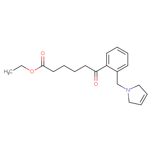 Ethyl 6-(2-((2,5-dihydro-1H-pyrrol-1-yl)methyl)phenyl)-6-oxohexanoate
