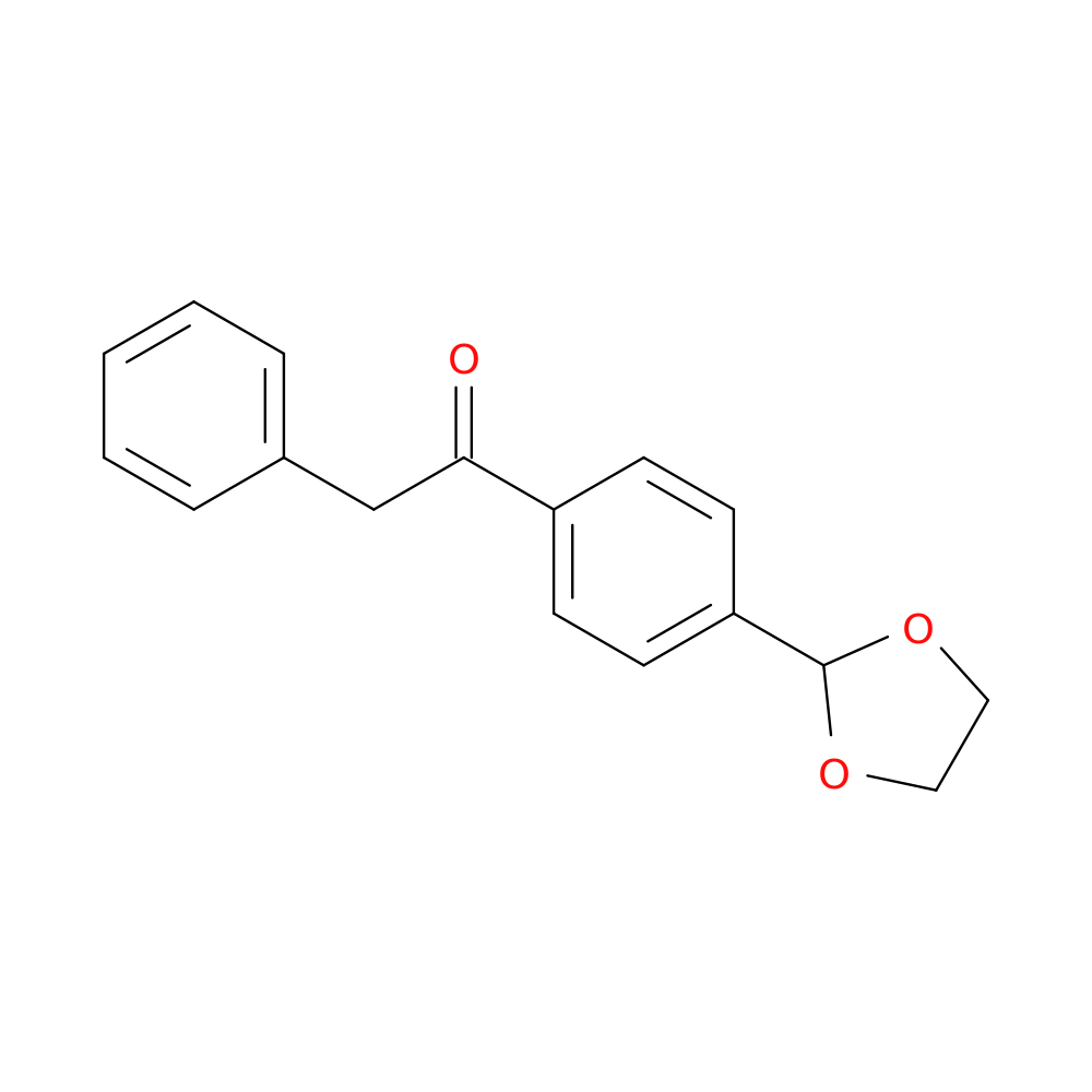 Ethanone, 1-[4-(1,3-dioxolan-2-yl)phenyl]-2-phenyl-