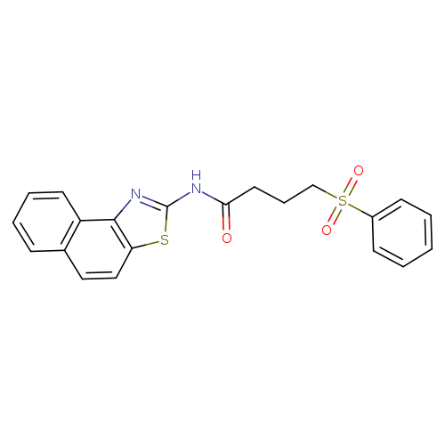 4-(benzenesulfonyl)-N-{naphtho[1,2-d][1,3]thiazol-2-yl}butanamide