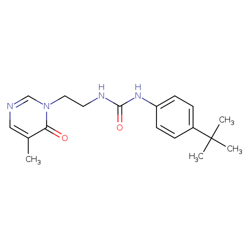 1-(4-tert-butylphenyl)-3-[2-(5-methyl-6-oxo-1,6-dihydropyrimidin-1-yl)ethyl]urea