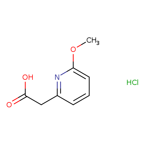 2-(6-methoxypyridin-2-yl)acetic acid hydrochloride