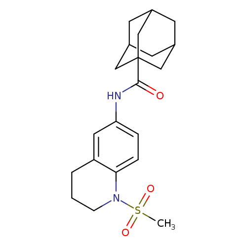 N-(1-methanesulfonyl-1,2,3,4-tetrahydroquinolin-6-yl)adamantane-1-carboxamide
