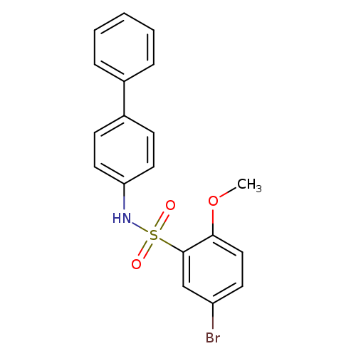 N-{[1,1'-biphenyl]-4-yl}-5-bromo-2-methoxybenzene-1-sulfonamide