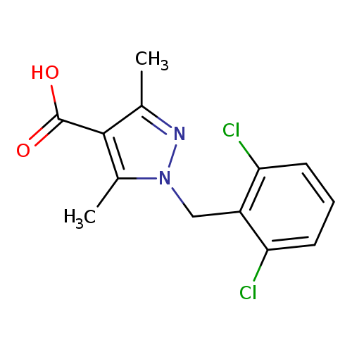 1-[(2,6-dichlorophenyl)methyl]-3,5-dimethyl-1H-pyrazole-4-carboxylic acid