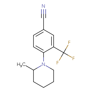 4-(2-Methylpiperidin-1-yl)-3-(trifluoromethyl)benzonitrile