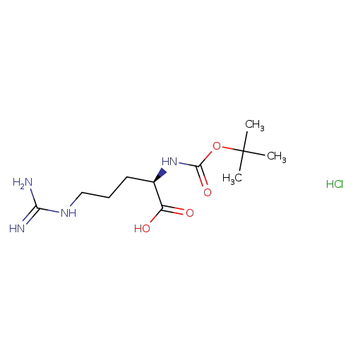 D-Arginine, N2-[(1,1-dimethylethoxy)carbonyl]-, hydrochloride (1:1)