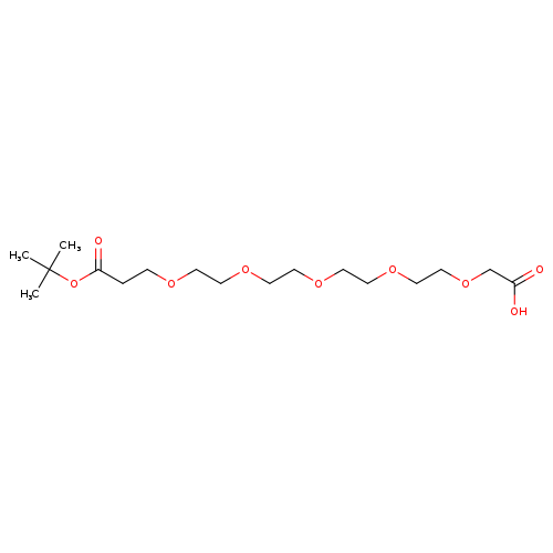 20,20-Dimethyl-18-oxo-3,6,9,12,15,19-hexaoxahenicosan-1-oic acid