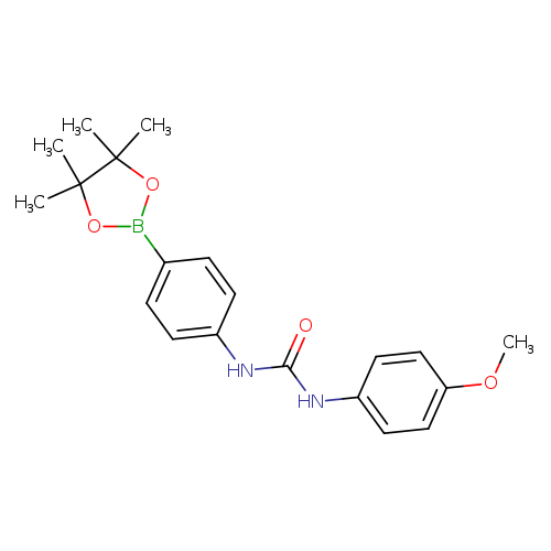 N-(4-methoxyphenyl)-N'-[4-(4,4,5,5-tetramethyl-1,3,2-dioxaborolan-2-yl)phenyl]Urea